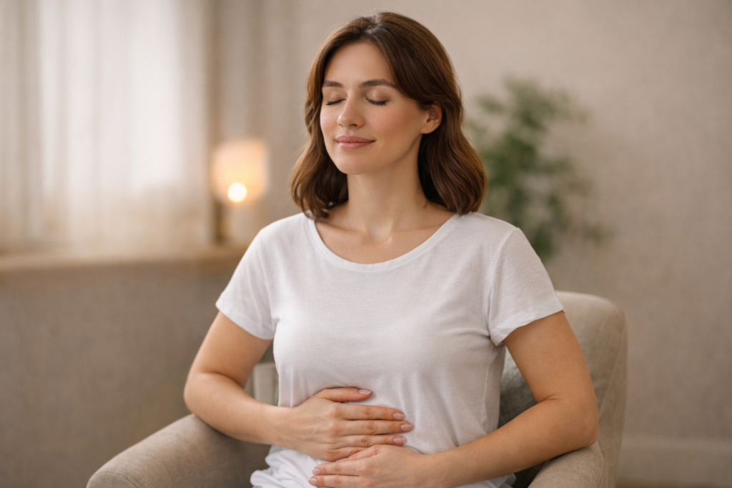 Exercice guidé en séance de sophrologie